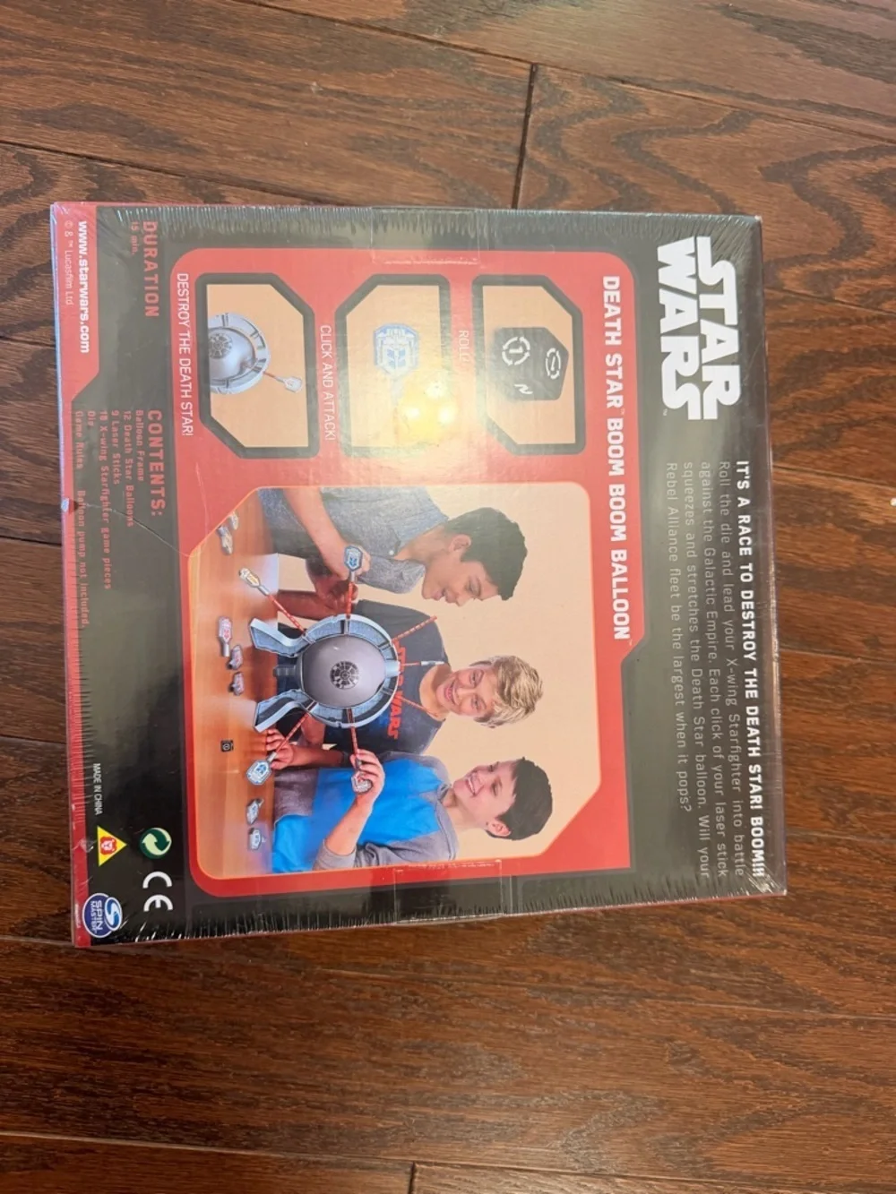 Star Wars Boom Boom Balloon Game - Black, Gray, Red
